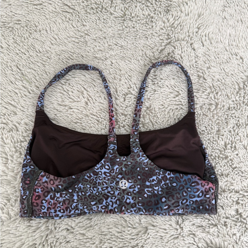 Lululemon Athletica Multicolor Leopard Sports Bra